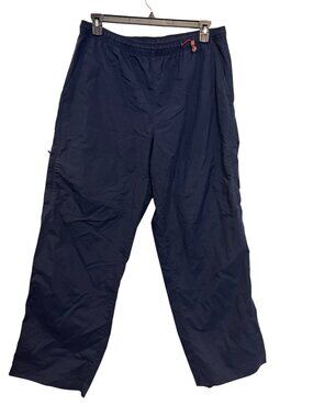 vintage Nike Mens Navy Blue Elastic Waist Lightweight Pants XL